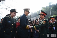 第九届越中边境国防友好交流活动：潘文江大将在中国的活动报道（组图）

